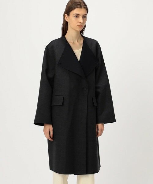 TOMORROWLAND / トゥモローランド その他アウター | ダブルフェイスツイル オープンカラーコート | 詳細2