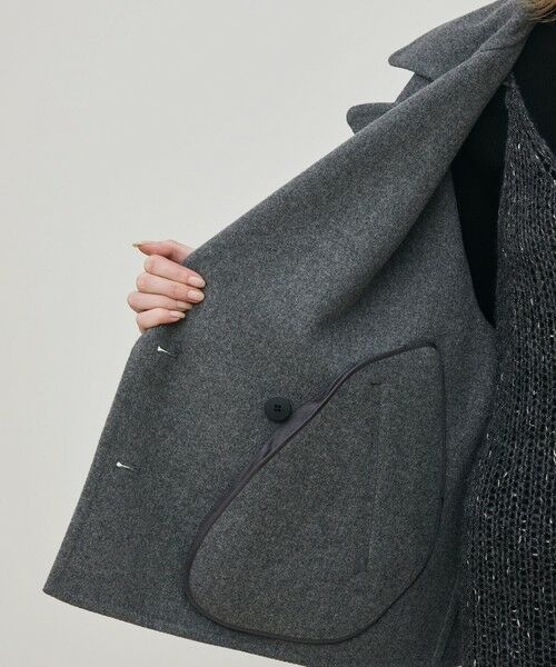 TOMORROWLAND / トゥモローランド ピーコート | ウールモッサ Pコート | 詳細5