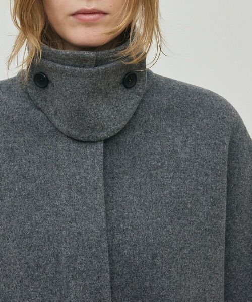 TOMORROWLAND / トゥモローランド ステンカラーコート | ウールモッサ バルカラーコート | 詳細10