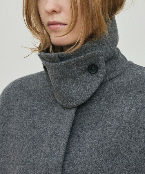 TOMORROWLAND / トゥモローランド ステンカラーコート | ウールモッサ バルカラーコート | 詳細11
