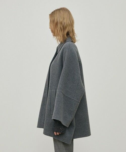 TOMORROWLAND / トゥモローランド ステンカラーコート | ウールモッサ バルカラーコート | 詳細3