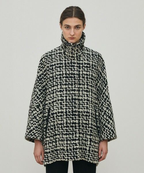 TOMORROWLAND / トゥモローランド ステンカラーコート | ビンテージブークレーツイード バルカラーコート | 詳細2