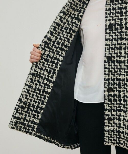 TOMORROWLAND / トゥモローランド ステンカラーコート | ビンテージブークレーツイード バルカラーコート | 詳細5