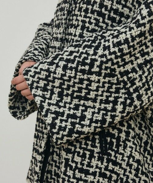 TOMORROWLAND / トゥモローランド ステンカラーコート | ビンテージブークレーツイード バルカラーコート | 詳細8