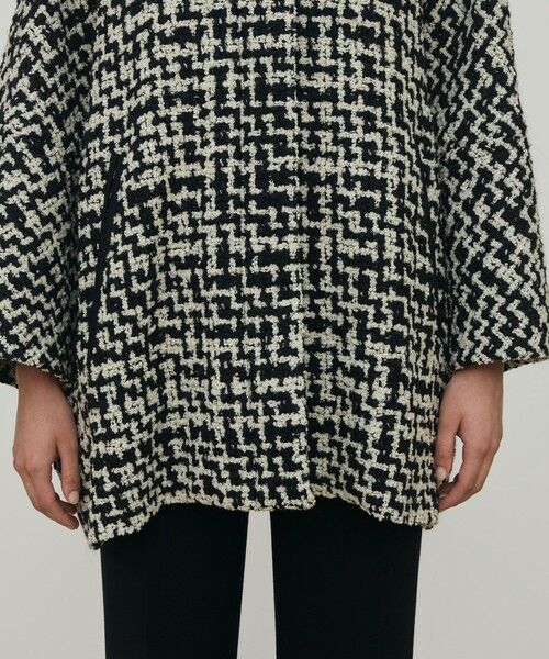 TOMORROWLAND / トゥモローランド ステンカラーコート | ビンテージブークレーツイード バルカラーコート | 詳細9