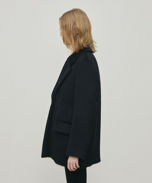 TOMORROWLAND / トゥモローランド その他アウター | スーリーアルパカブラックシャギー ジャコット | 詳細4