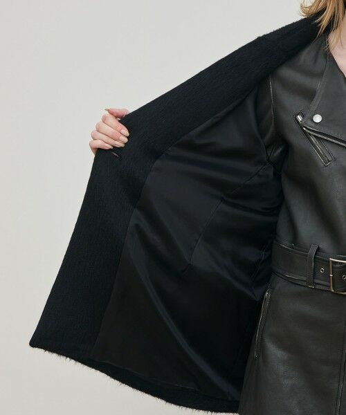 TOMORROWLAND / トゥモローランド その他アウター | スーリーアルパカブラックシャギー ジャコット | 詳細6