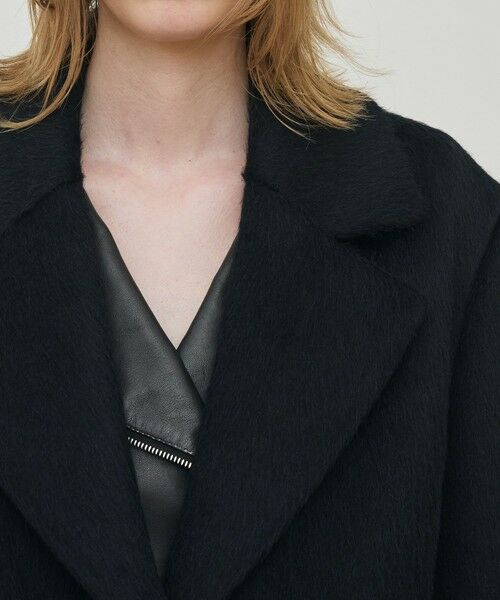 TOMORROWLAND / トゥモローランド その他アウター | スーリーアルパカブラックシャギー ジャコット | 詳細7