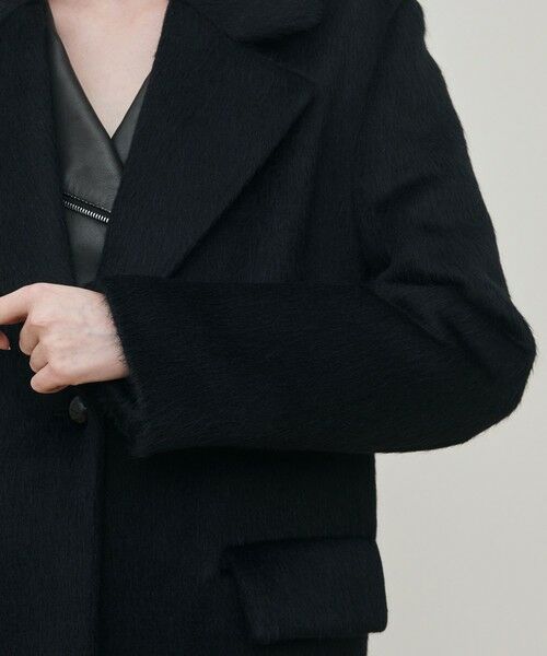 TOMORROWLAND / トゥモローランド その他アウター | スーリーアルパカブラックシャギー ジャコット | 詳細8