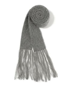 TOMORROWLAND / トゥモローランド マフラー・ショール・スヌード・ストール | フォックスカシミヤ フリンジストール