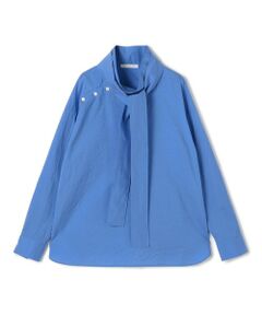 TOMORROWLAND / トゥモローランド シャツ・ブラウス（半袖以外） | コットンシルクブロード スタンドカラータイシャツ