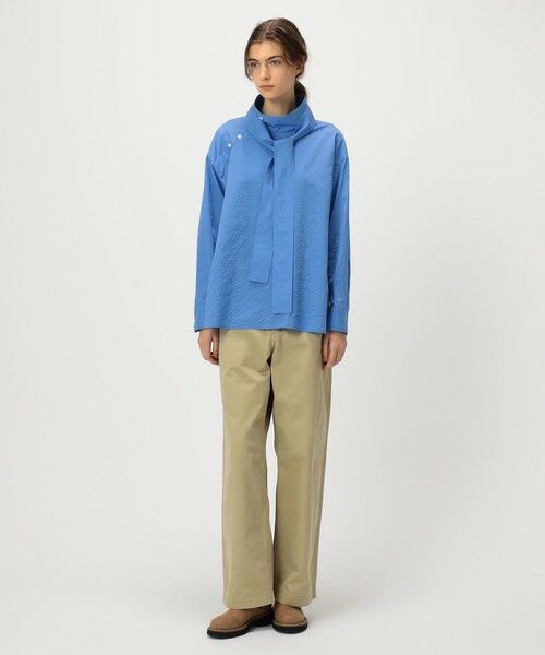 TOMORROWLAND / トゥモローランド シャツ・ブラウス（半袖以外） | コットンシルクブロード スタンドカラータイシャツ | 詳細1