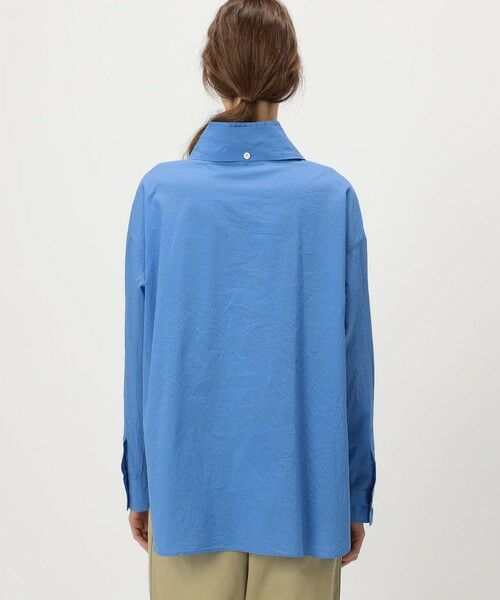 TOMORROWLAND / トゥモローランド シャツ・ブラウス（半袖以外） | コットンシルクブロード スタンドカラータイシャツ | 詳細4
