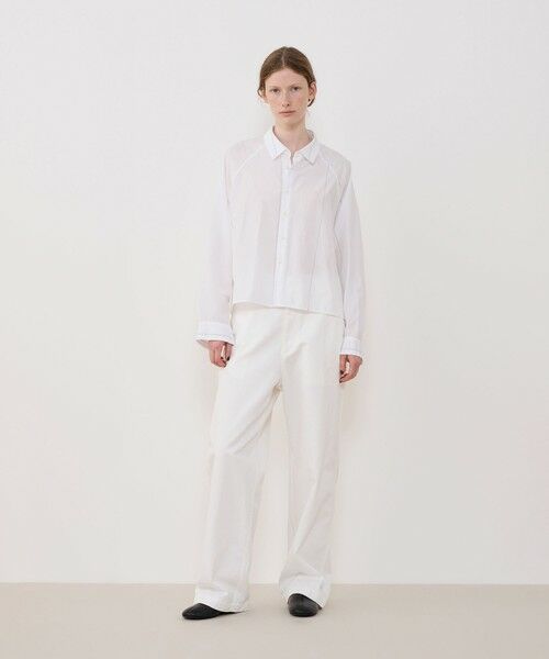 TOMORROWLAND / トゥモローランド シャツ・ブラウス | コットン ラグランスリーブシャツ | 詳細1