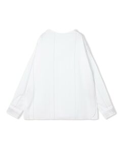 TOMORROWLAND / トゥモローランド シャツ・ブラウス | コットン ミドルネックバックボタンシャツ