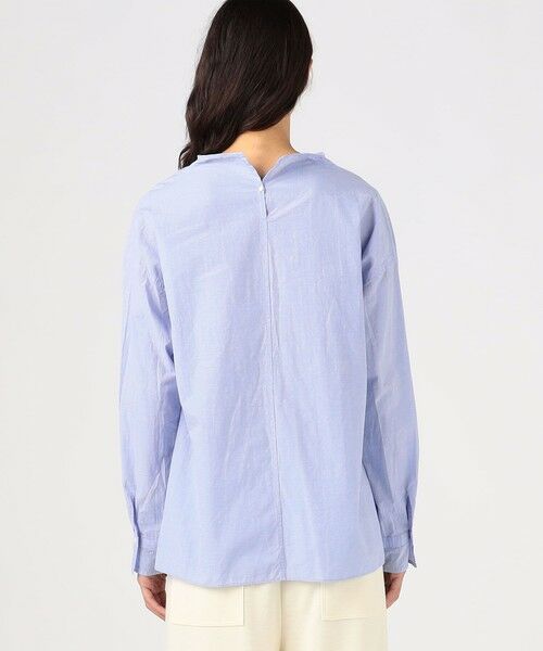 TOMORROWLAND / トゥモローランド シャツ・ブラウス | コットン ミドルネックバックボタンシャツ | 詳細3