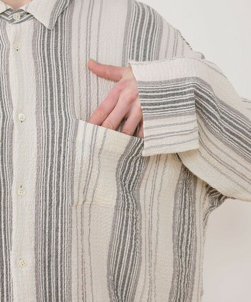 TOMORROWLAND / トゥモローランド シャツ・ブラウス（半袖以外） | エアリーサッカー ワイドフィットシャツ | 詳細7