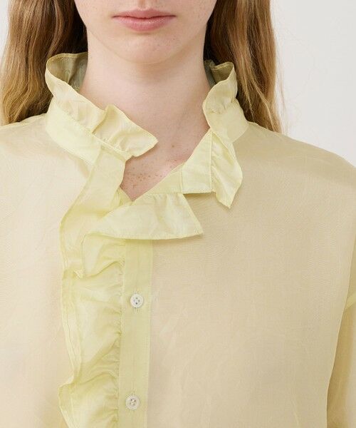 TOMORROWLAND / トゥモローランド シャツ・ブラウス | シルクハブタエ フリルカラーシャツ | 詳細5