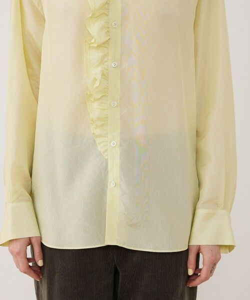 TOMORROWLAND / トゥモローランド シャツ・ブラウス | シルクハブタエ フリルカラーシャツ | 詳細7