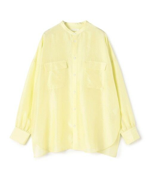 TOMORROWLAND / トゥモローランド シャツ・ブラウス | シルクハブタエ フラップポケットシャツ(23 イエロー)