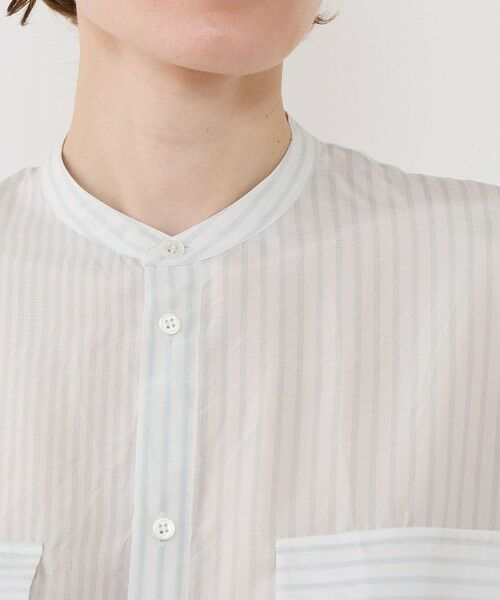 TOMORROWLAND / トゥモローランド シャツ・ブラウス | シルクハブタエ フラップポケットシャツ | 詳細5