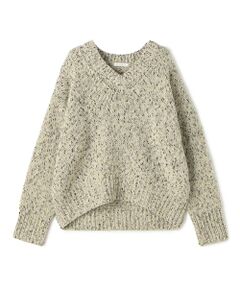 TOMORROWLAND / トゥモローランド ニット・セーター | セサミメランジ Vネックプルオーバー