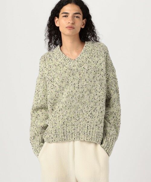 TOMORROWLAND / トゥモローランド ニット・セーター | セサミメランジ Vネックプルオーバー | 詳細2