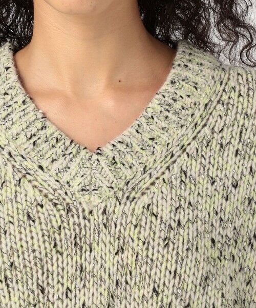 TOMORROWLAND / トゥモローランド ニット・セーター | セサミメランジ Vネックプルオーバー | 詳細5