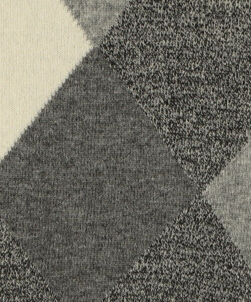 TOMORROWLAND / トゥモローランド ニット・セーター | ウールアーガイル フーデッドプルオーバー | 詳細8