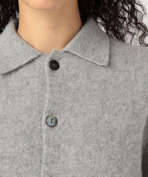 TOMORROWLAND / トゥモローランド カーディガン・ボレロ | ベビーアルパカボイルド シャツカーディガン | 詳細5