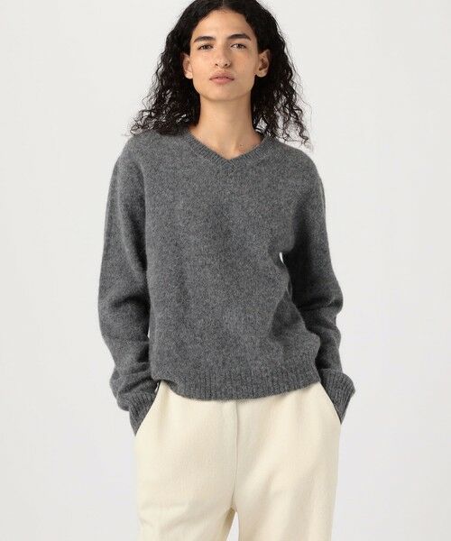 TOMORROWLAND / トゥモローランド ニット・セーター | ベビーアルパカボイルド Vネックプルオーバー | 詳細2