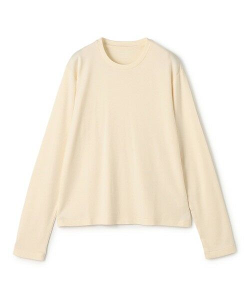 TOMORROWLAND/トゥモローランド コットンカシミヤジャージー クルーネックプルオーバー 11 ホワイト F TOMORROWLAND/トゥモローランド コットンカシミヤジャージー クルーネックプルオーバー 11 ホワイト F