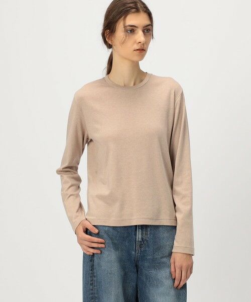 TOMORROWLAND / トゥモローランド Tシャツ | コットンカシミヤジャージー クルーネックプルオーバー | 詳細2