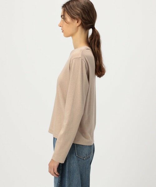 TOMORROWLAND / トゥモローランド Tシャツ | コットンカシミヤジャージー クルーネックプルオーバー | 詳細3