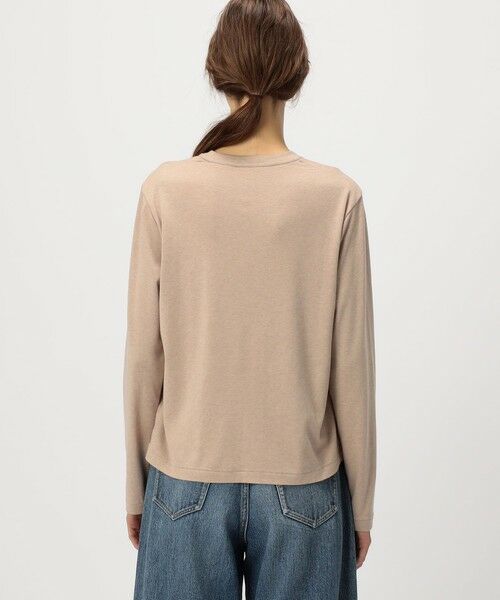 TOMORROWLAND / トゥモローランド Tシャツ | コットンカシミヤジャージー クルーネックプルオーバー | 詳細4