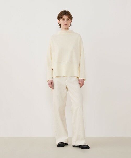 TOMORROWLAND / トゥモローランド カットソー | ウールミルドスムース ビルドネックプルオーバー | 詳細1