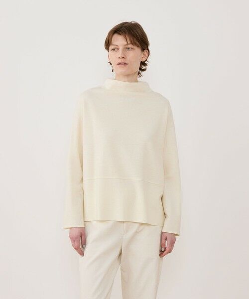 TOMORROWLAND / トゥモローランド カットソー | ウールミルドスムース ビルドネックプルオーバー | 詳細2