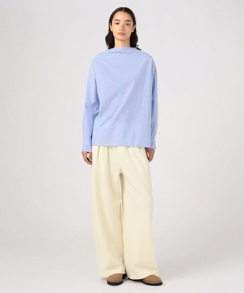 TOMORROWLAND / トゥモローランド その他パンツ | ミルドスムース タックワイドパンツ | 詳細1