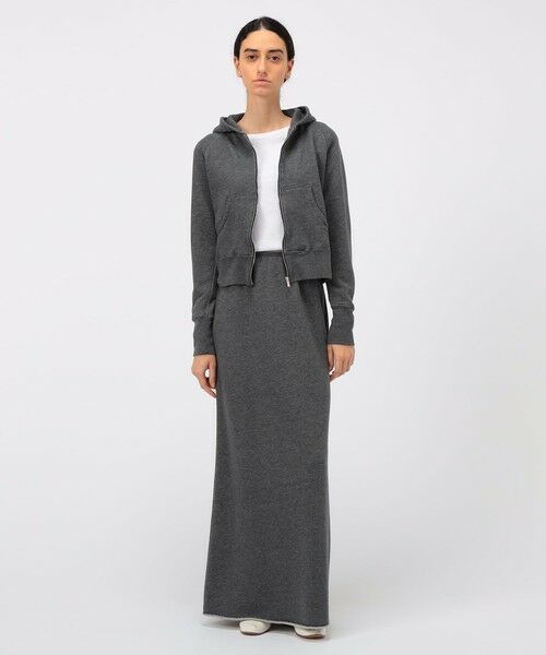TOMORROWLAND / トゥモローランド ロング・マキシ丈スカート | スーピマコットンカシミヤ Aラインマキシスカート | 詳細1