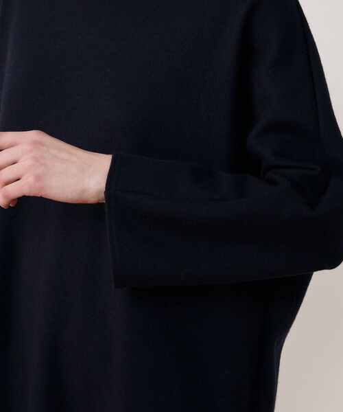 TOMORROWLAND / トゥモローランド ミニ丈・ひざ丈ワンピース | ミルドスムース クルーネックワンピース | 詳細7