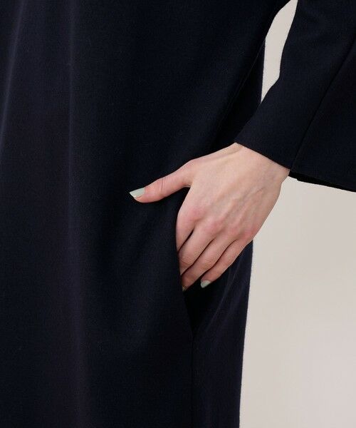 TOMORROWLAND / トゥモローランド ミニ丈・ひざ丈ワンピース | ミルドスムース クルーネックワンピース | 詳細8