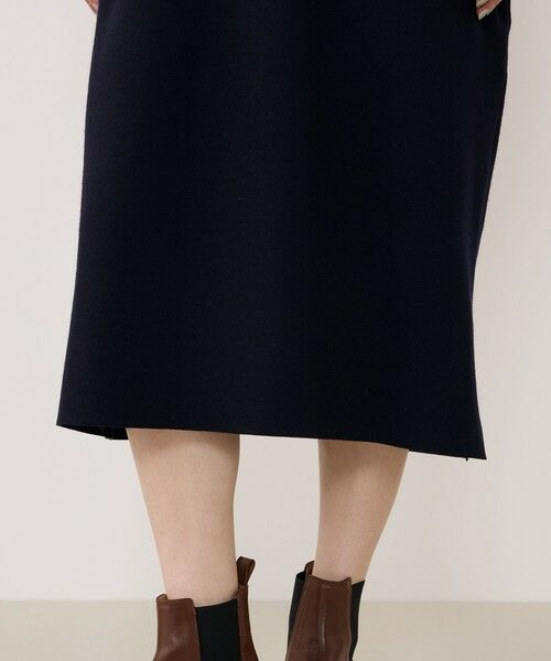 TOMORROWLAND / トゥモローランド ミニ丈・ひざ丈ワンピース | ミルドスムース クルーネックワンピース | 詳細9