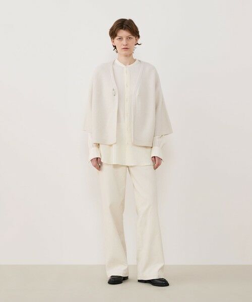 TOMORROWLAND / トゥモローランド カーディガン・ボレロ | オーストラリアンラムズウール キモノスリーブジャケット | 詳細1