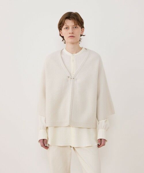 TOMORROWLAND / トゥモローランド カーディガン・ボレロ | オーストラリアンラムズウール キモノスリーブジャケット | 詳細2