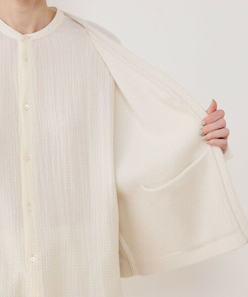 TOMORROWLAND / トゥモローランド カーディガン・ボレロ | オーストラリアンラムズウール キモノスリーブジャケット | 詳細5