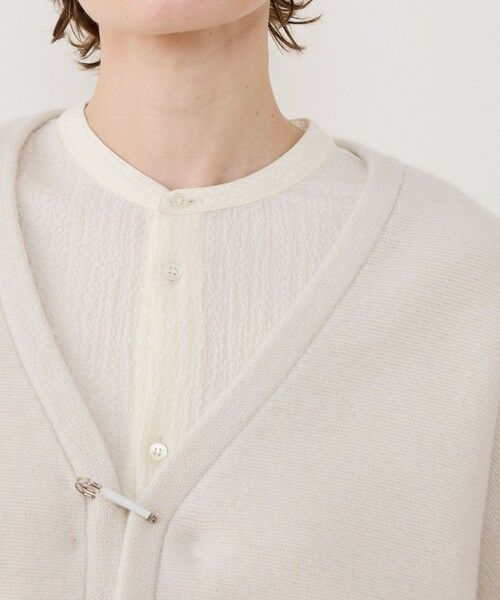 TOMORROWLAND / トゥモローランド カーディガン・ボレロ | オーストラリアンラムズウール キモノスリーブジャケット | 詳細6