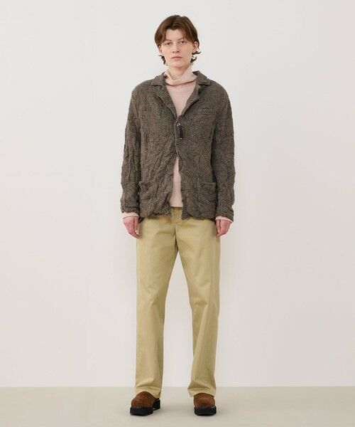 TOMORROWLAND / トゥモローランド テーラードジャケット | リンクルニット ボタンレスジャケット | 詳細1