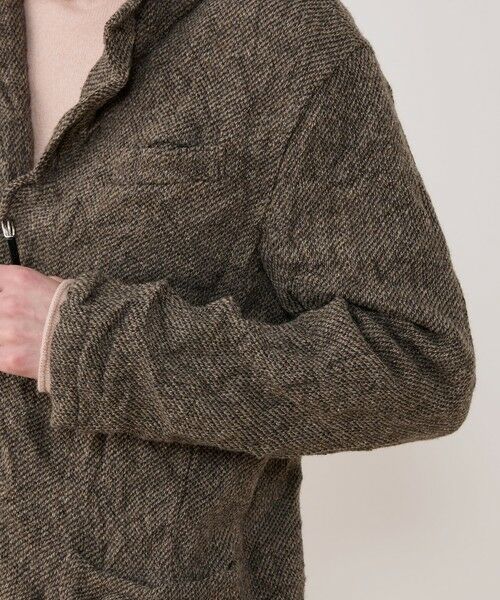 TOMORROWLAND / トゥモローランド テーラードジャケット | リンクルニット ボタンレスジャケット | 詳細6