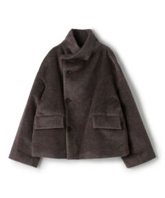 TOMORROWLAND / トゥモローランド その他アウター | スーリーアルパカシャギー ハイネックオーバルコート