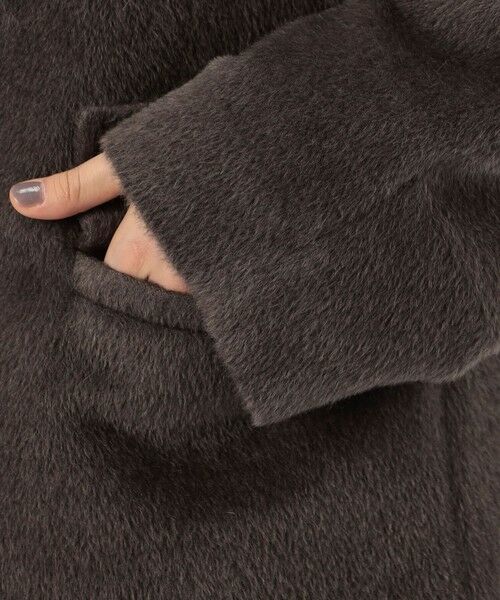 TOMORROWLAND / トゥモローランド その他アウター | スーリーアルパカシャギー ハイネックオーバルコート | 詳細10